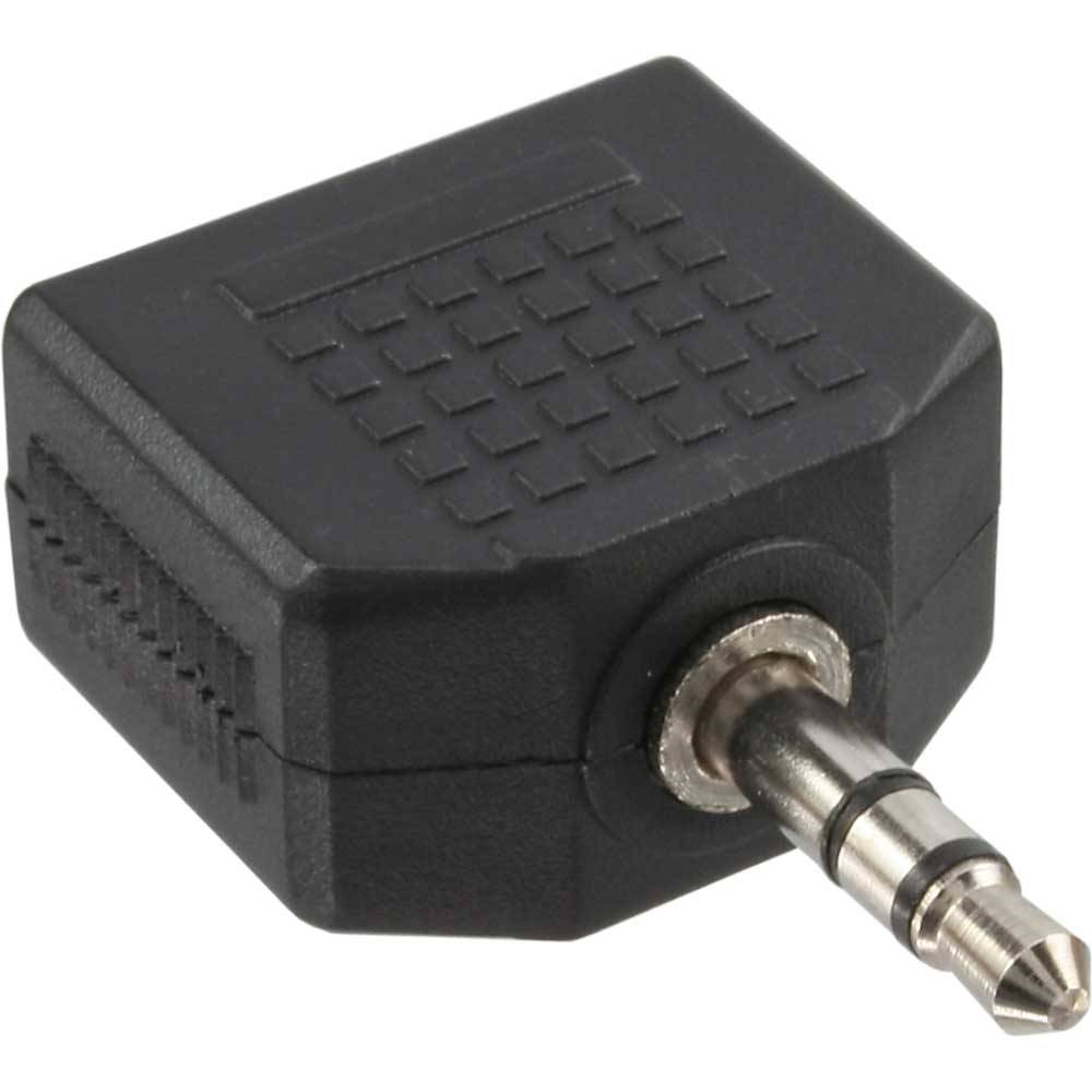 InLine® 99301 Audio Adapter, 3,5mm Klinke Stecker an 2x 3,5mm Klinke Buchse, Stereo