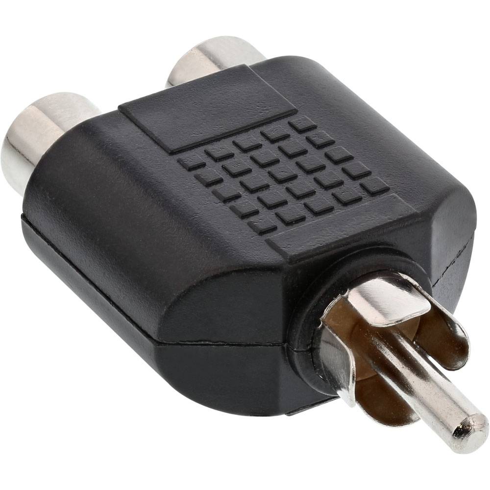 InLine® 99310 Audio Adapter, Cinch Stecker an 2x Cinch Buchse