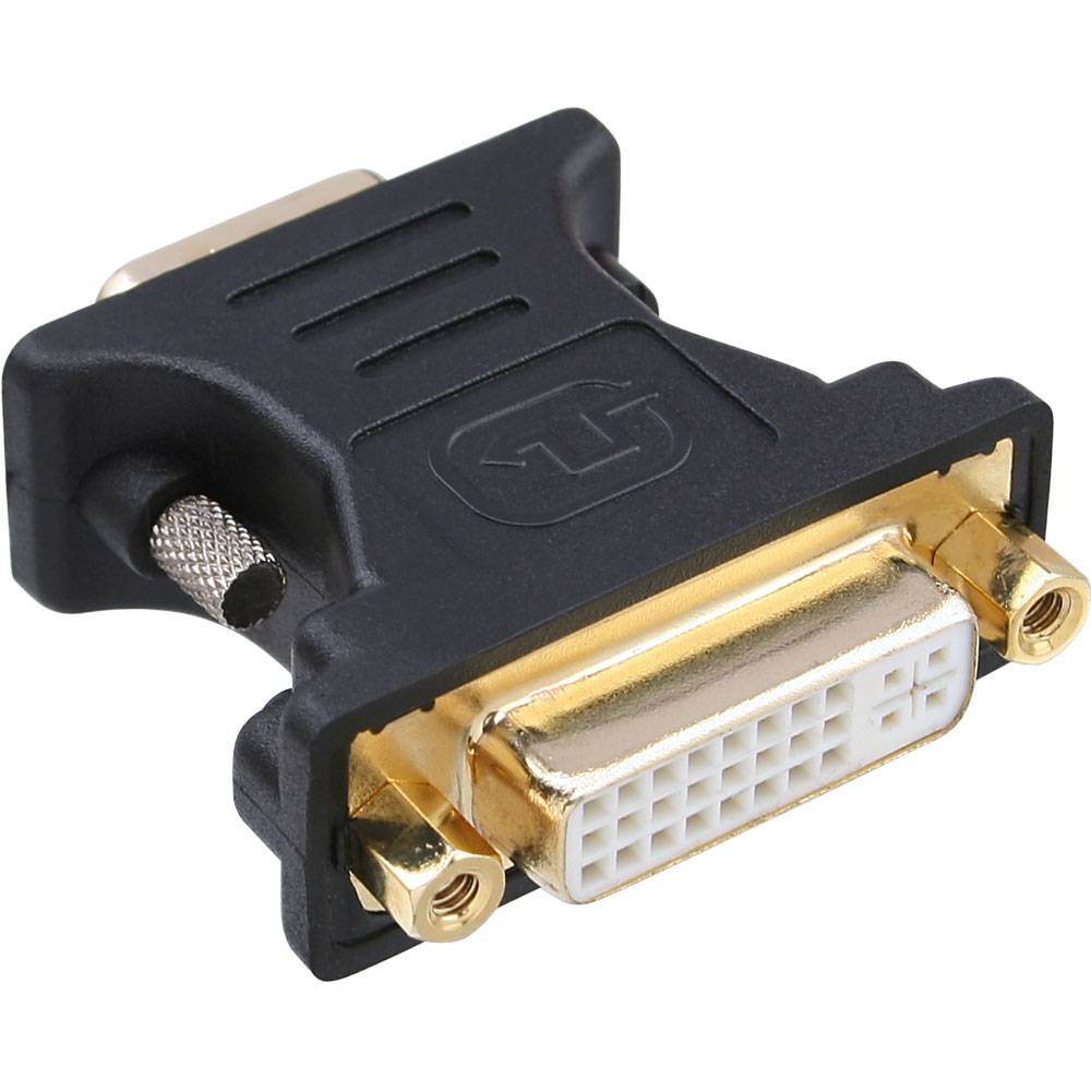 InLine® 17790P DVI-A Adapter, Analog 24+5 Buchse auf 15pol HD Stecker (VGA),