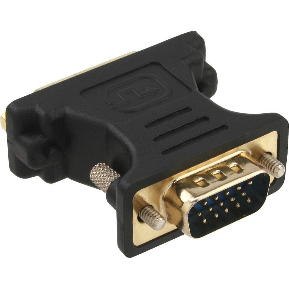 InLine® 17790P DVI-A Adapter, Analog 24+5 Buchse auf 15pol HD Stecker (VGA),