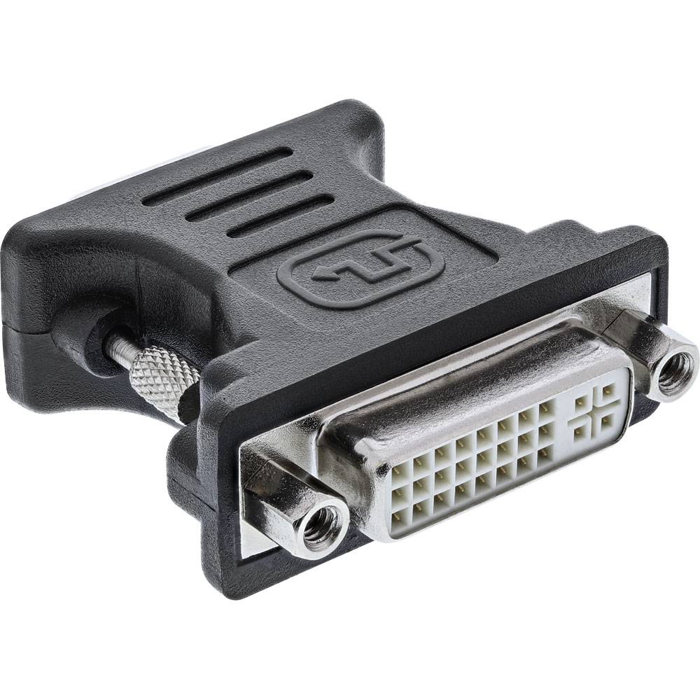InLine® 17790 DVI-A Adapter, Analog 24+5 Buchse auf 15pol HD Stecker (VGA)