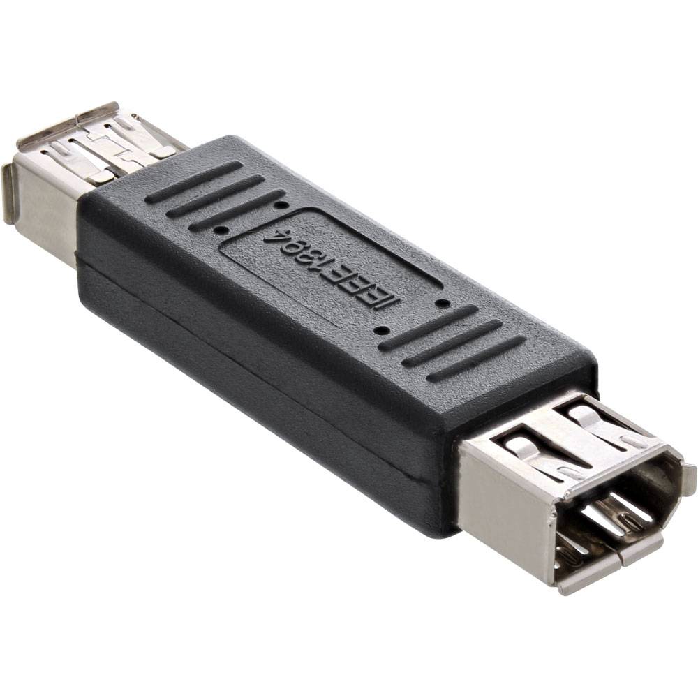 InLine® 34601 FireWire Adapter, 6pol Buchse / Buchse, bulk