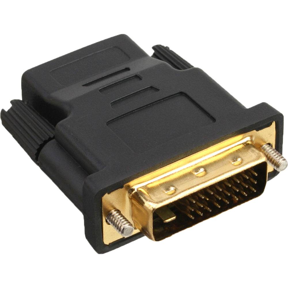 InLine® 17660P HDMI-DVI Adapter, HDMI Buchse auf DVI Stecker, e Kontakte, 4K2K kompatibel