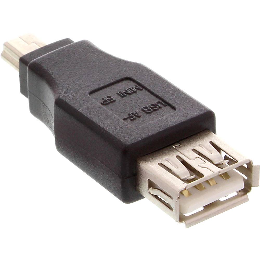 InLine® 33500B USB 2.0 Adapter, Buchse A auf Mini-5pol Stecker