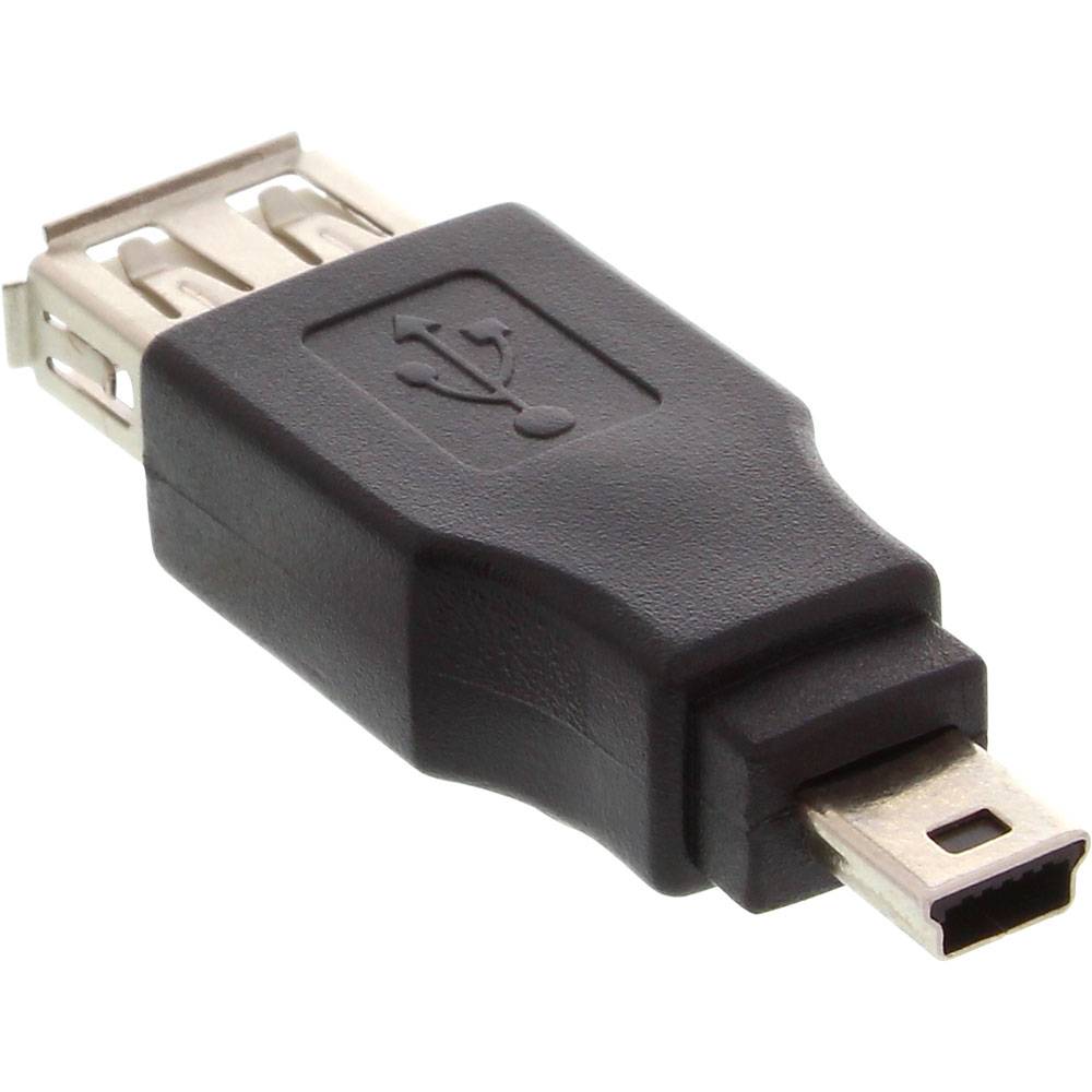 InLine® 33500B USB 2.0 Adapter, Buchse A auf Mini-5pol Stecker