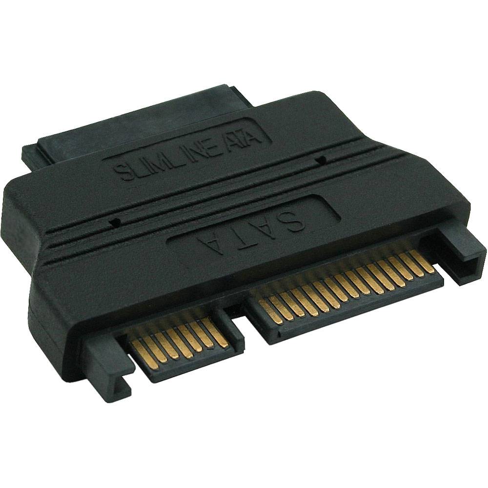 InLine® 29611 Adapter SATA, SATA 22pol. Buchse (7+15) auf Slimline SATA 13pol. Stecker (7+6)