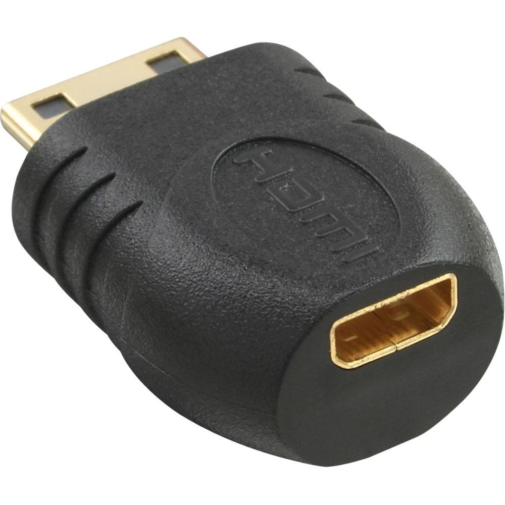 InLine® 17690I HDMI Adapter, Mini HDMI C Stecker auf Micro HDMI D Buchse, e Kontakte