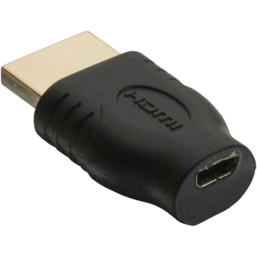 InLine® 17690A HDMI Adapter, HDMI A Stecker auf Micro HDMI D Buchse, e Kontakte