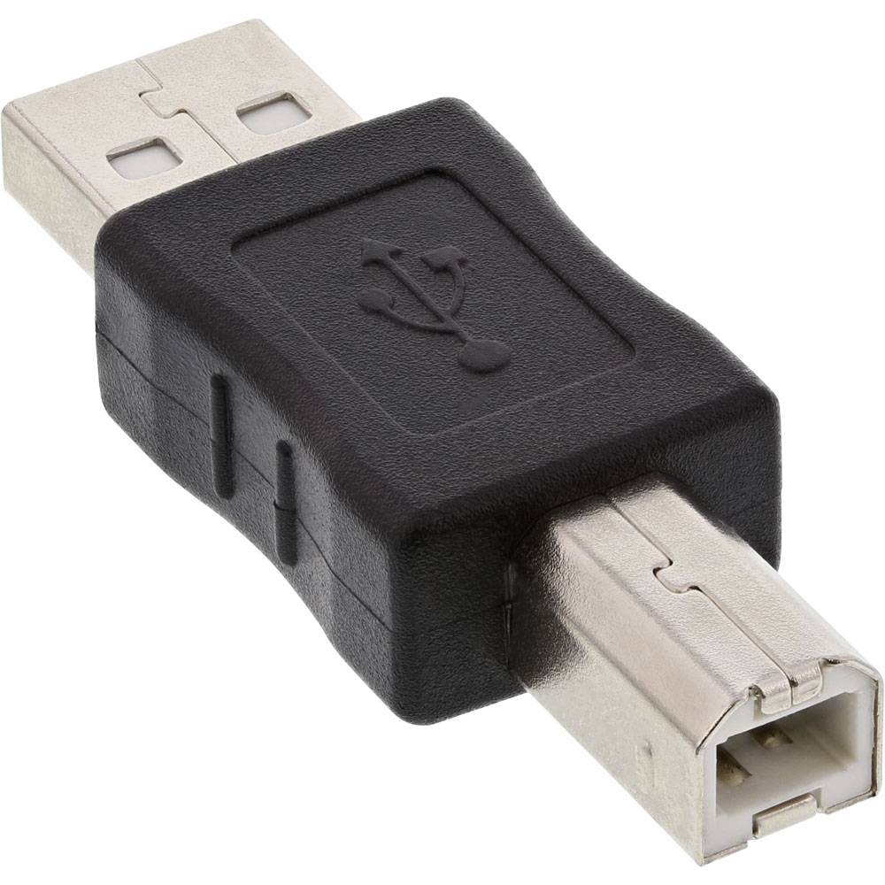 InLine® 33443A USB 2.0 Adapter, Stecker A auf Stecker B