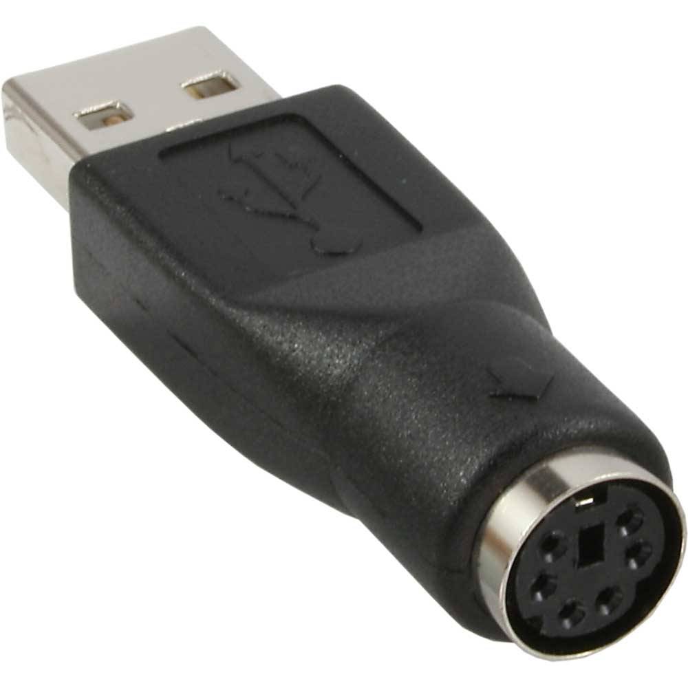 InLine® 33102K USB PS/2 Adapter, USB Stecker A auf PS/2 Buchse