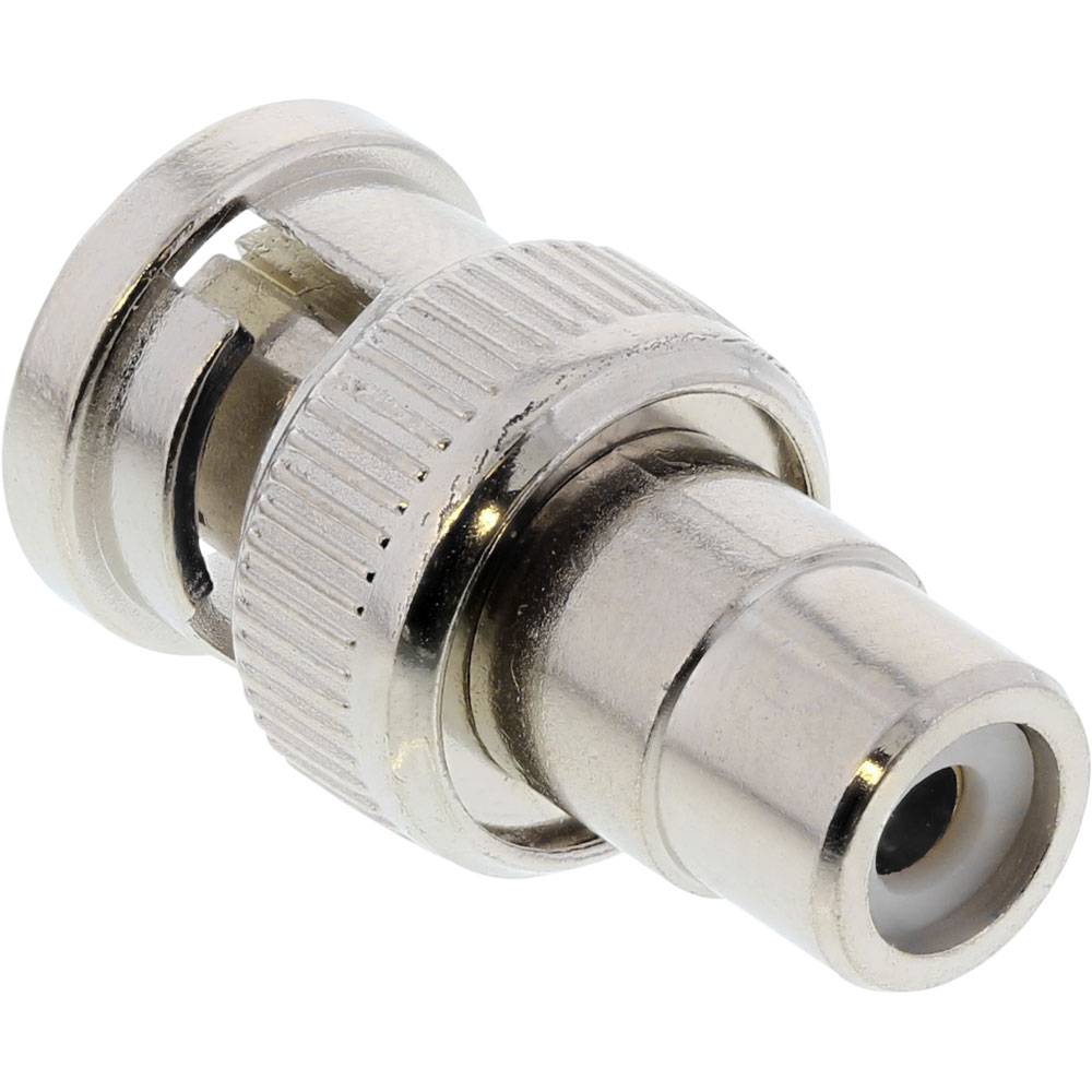 InLine® 99321 Video Adapter, 1x Cinch Buchse auf BNC Stecker