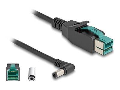 DELOCK PoweredUSB Kab. St. 12V zu DC 5,5 x 2,5 mm St. gew.1m Multimedia-Technik USB-Kabel