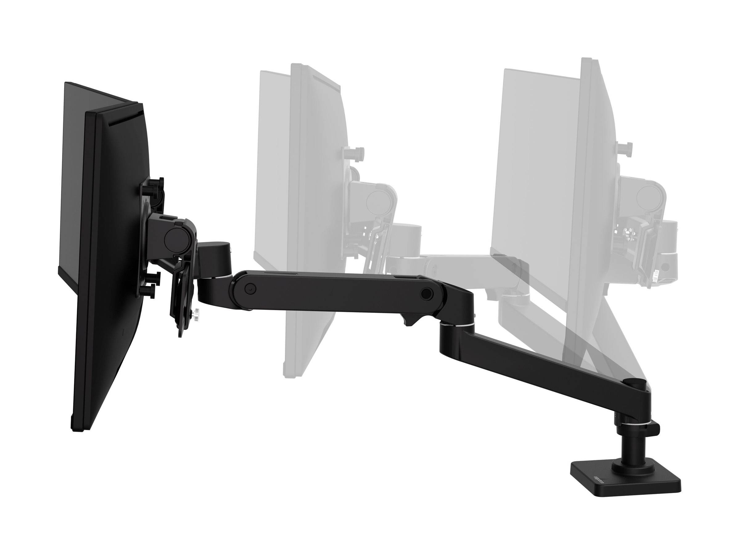 Ergotron LX Pro - Befestigungskit (Dual Direct Arm, 2 Drehgelenke, 2-teilige Tischklemme, Befestigungsmaterialien, Basis, Arm für zwei Bildschirme