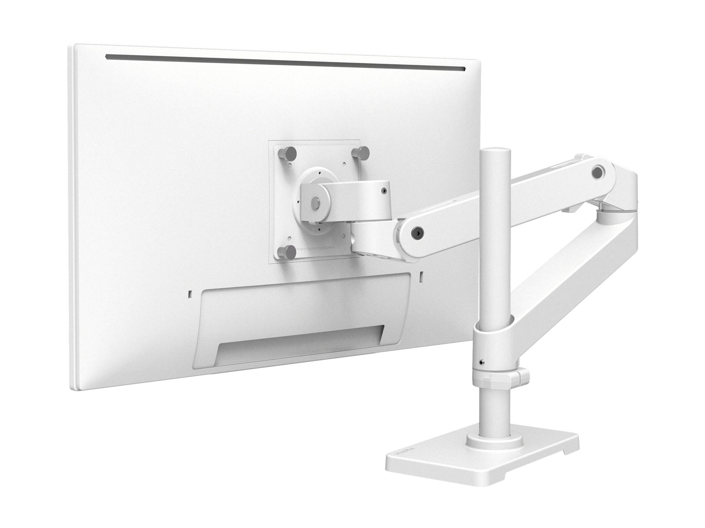 Ergotron LX Pro - Befestigungskit (Monitorarm, hohe Säule) - für LCD-Display - Aluminium - weiß - Bildschirmgröße: bis zu 86,4 cm (bis zu 34 Zoll