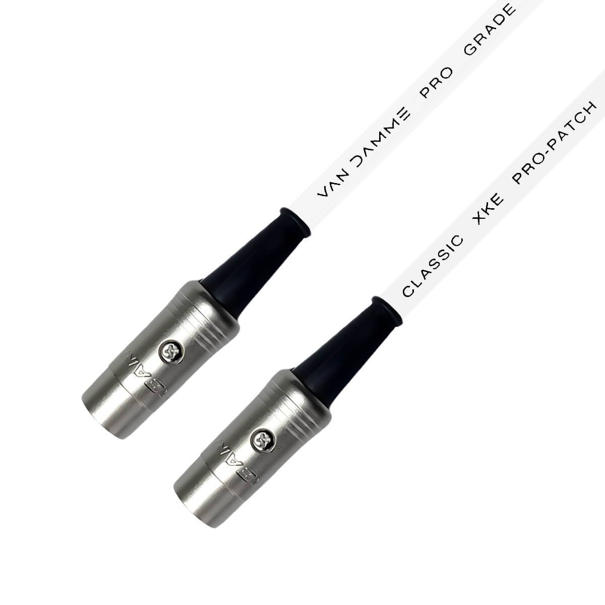 Van Damme XKE Pro-Patch 5 Pol MIDI Kabel 0.25m Weiß