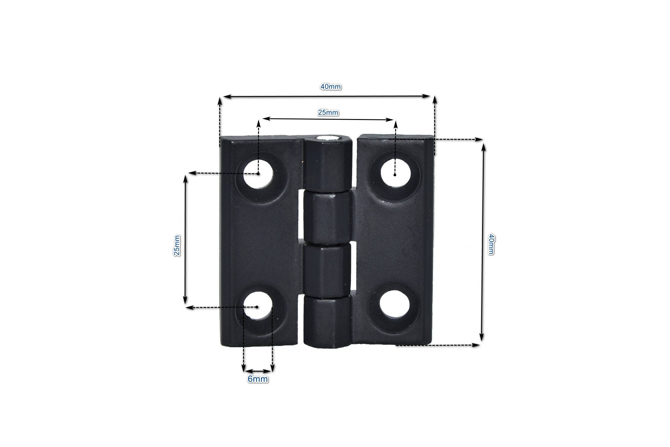 Scharnier 40x40mm Metall