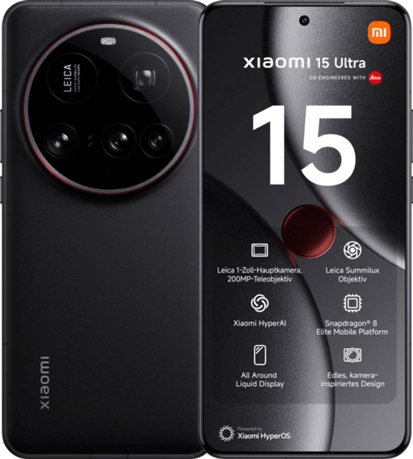Xiaomi 15 Ultra 5G 16GB 512GB Schwarz