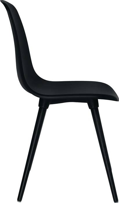 Mehrzweckstuhl schwarz Kunststoffbeine schwarz VE=2 St.im Krt.TOPSTAR