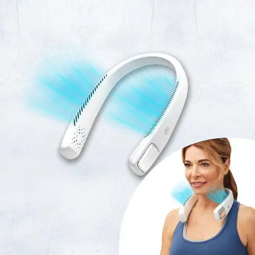 Livington Cool2Go Nackenventilator – leichter Ventilator zum Umhängen mit 3 Stufen – mobiler Ventilator mit flexiblem Nackenband & 6 Stunden Lauf Livington Cool2Go Nackenventilator – leichter Ventilator zum Umhängen mit 3 Stufen – mobiler Ventilator mit flexiblem Nackenband & 6 Stunden Lauf