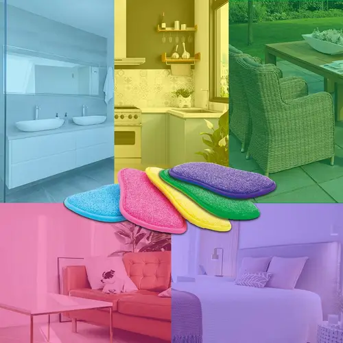 Livington DuoSponge Set - 5 Stück - 2-fach Schwamm für kratzfreie Reinigung - reinigt & poliert - Reinigungsschwamm - Schwammtücher - Nass & Trocke Livington DuoSponge Set - 5 Stück - 2-fach Schwamm für kratzfreie Reinigung - reinigt & poliert - Reinigungsschwamm - Schwammtücher - Nass & Trocke