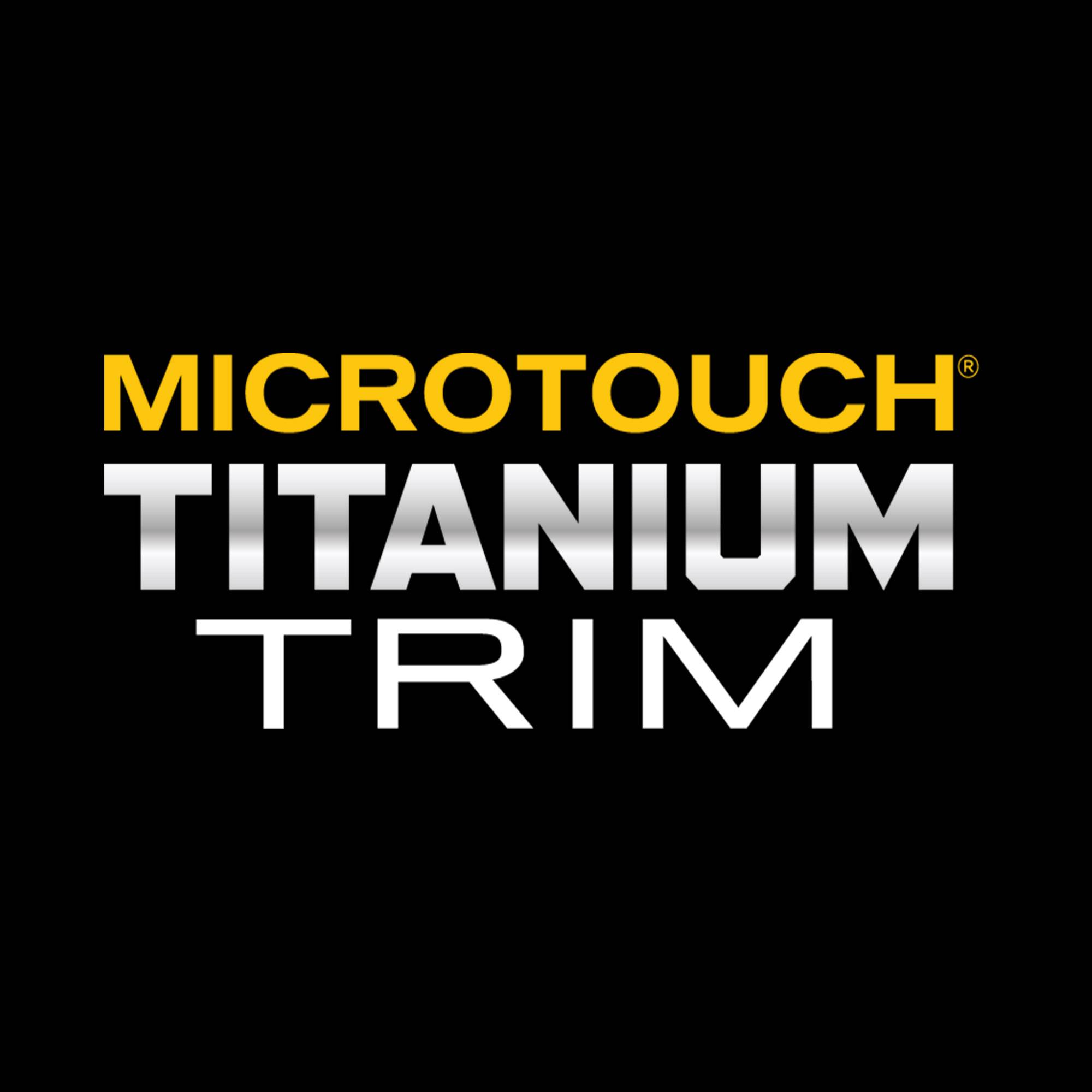 Micro Touch Titanium Trim Ersatzrasierkopf – mit Edelstahlklingen - Zubehör – schneidet, trimmt & stylt – Hair, Face & Body - empfohlen von Dom