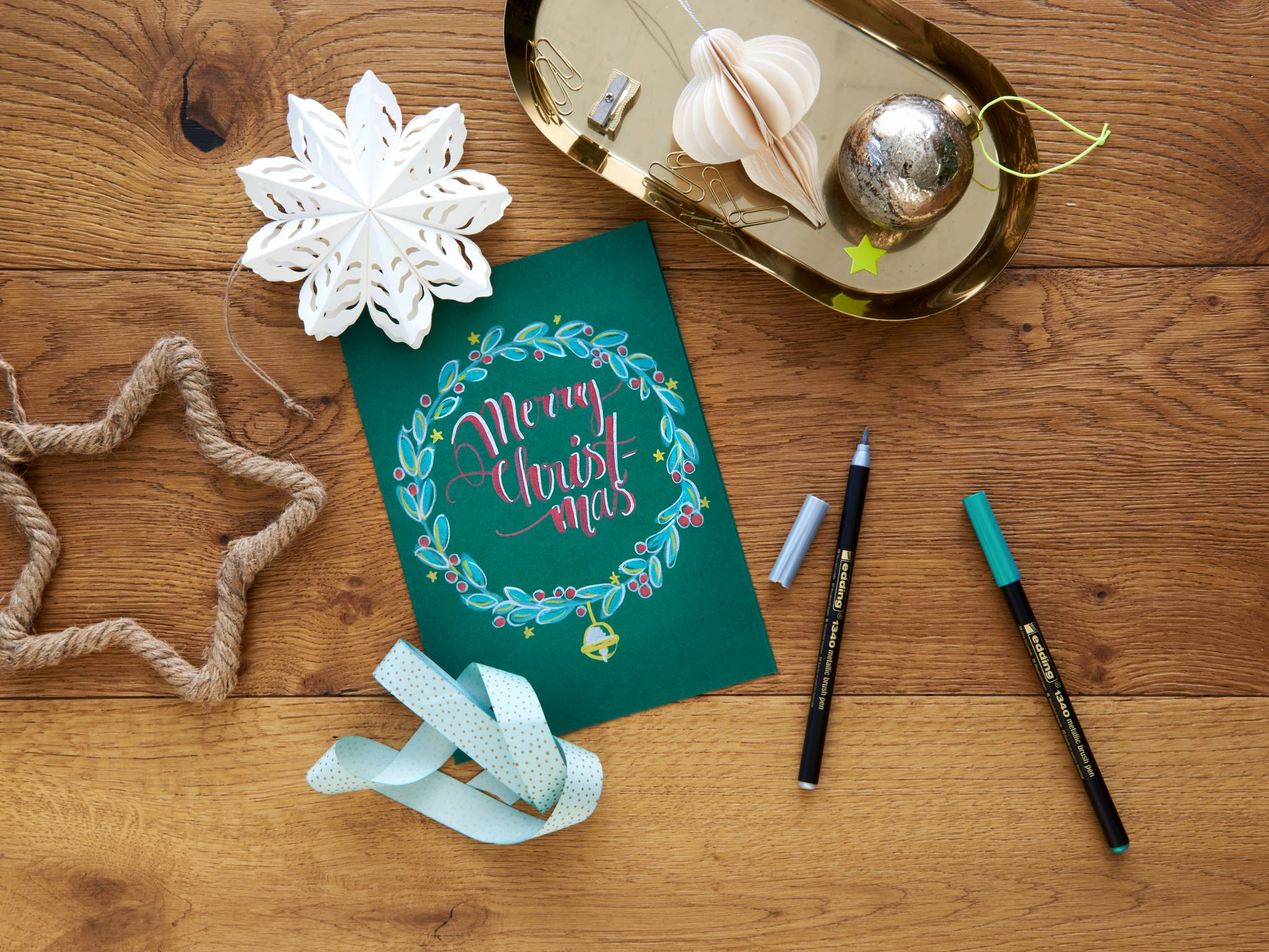 edding 1340 metallic Pinselstift gold