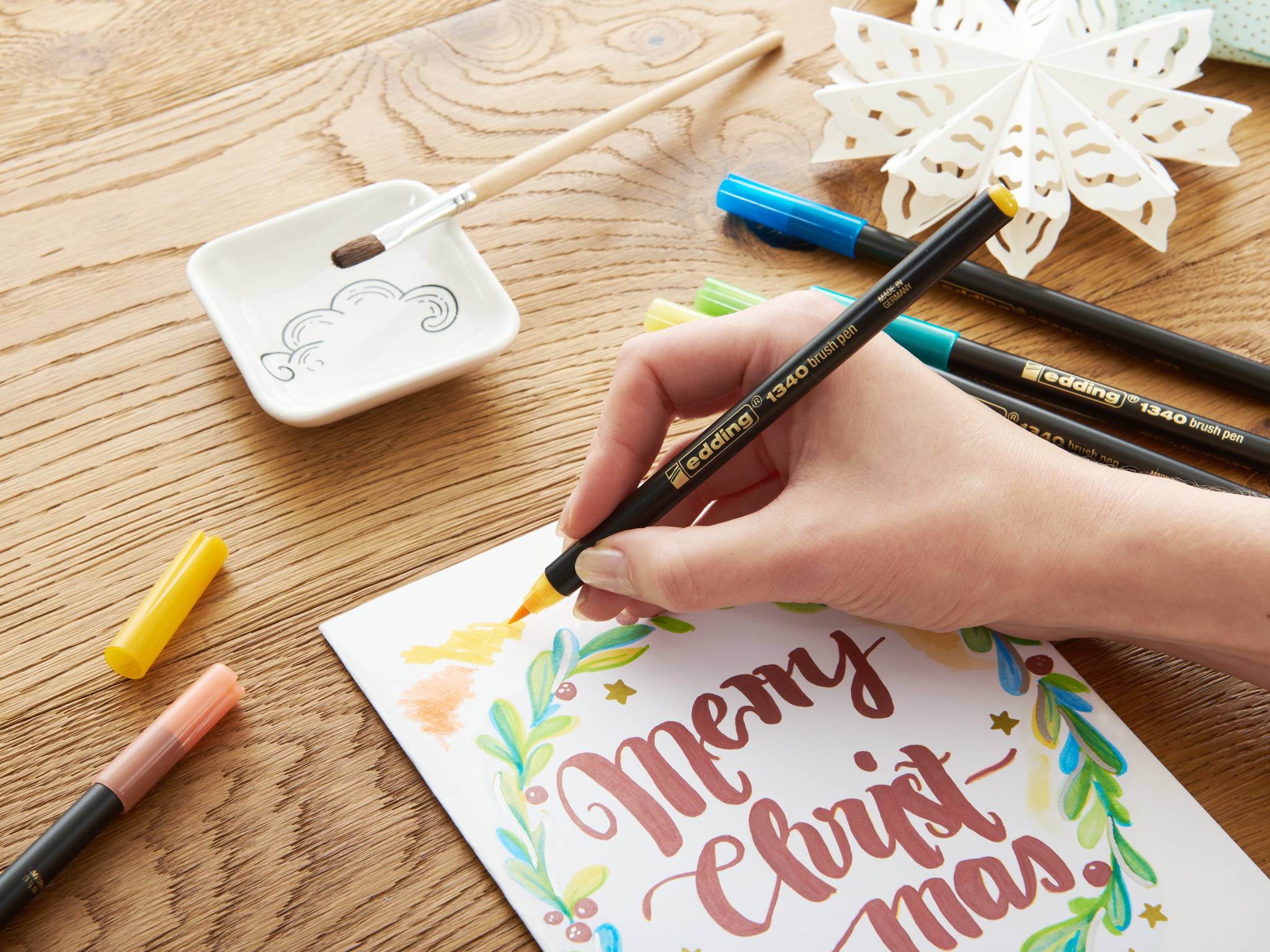 edding 1340 metallic Pinselstift gold