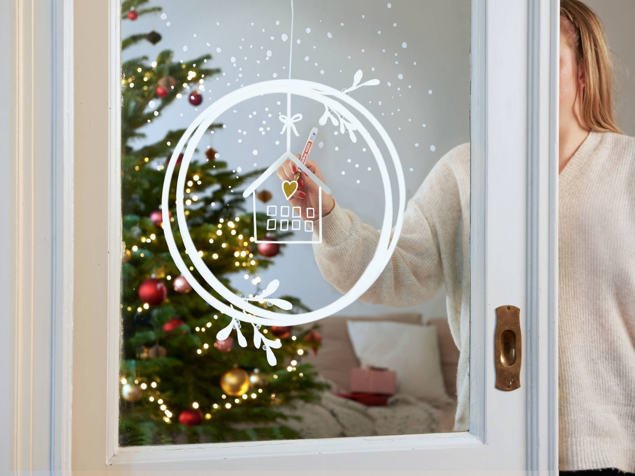 edding 4085-4090-4095 Kreidemarker 68er-Weihnachtsdisplay sortiert