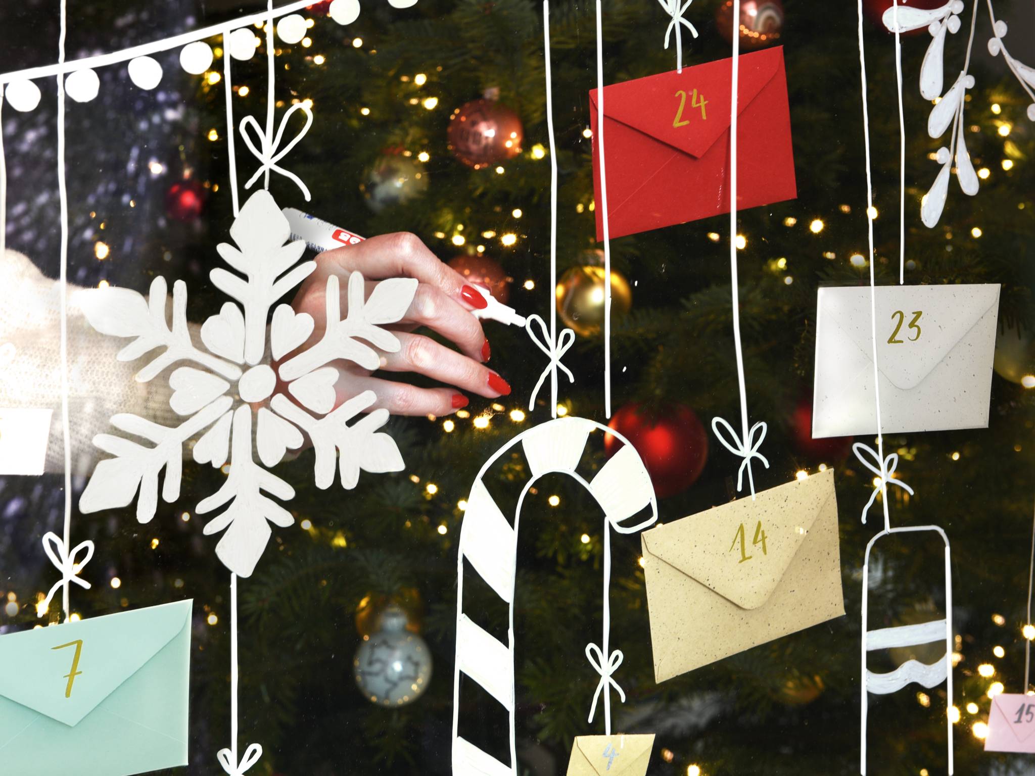 edding 4085-4090-4095 Kreidemarker 68er-Weihnachtsdisplay sortiert