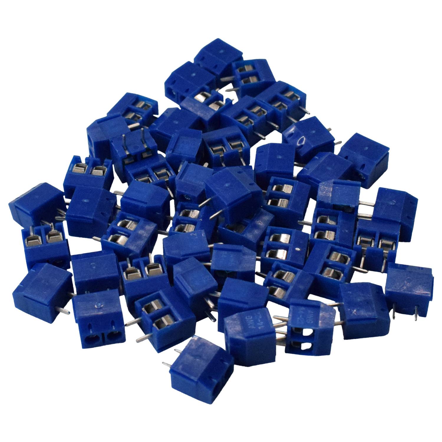 50x Printklemme RM5,0 / 2 Pin