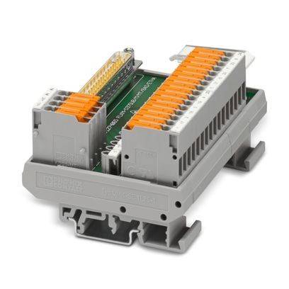 Ein kompakter, weißer industrieller Ethernet-Switch mit 16 Anschlüssen und LED-Indikatoren, der für Netzwerkverbindungen in industriellen Umgebungen verwendet wird.