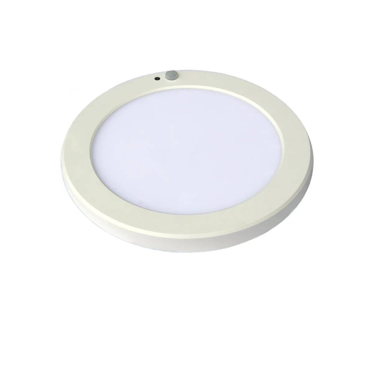 LED Aufbauleuchte Deckenleuchte rund 18 Watt IP20 mit Bewegungsmelder Warmweiß (3000 K)