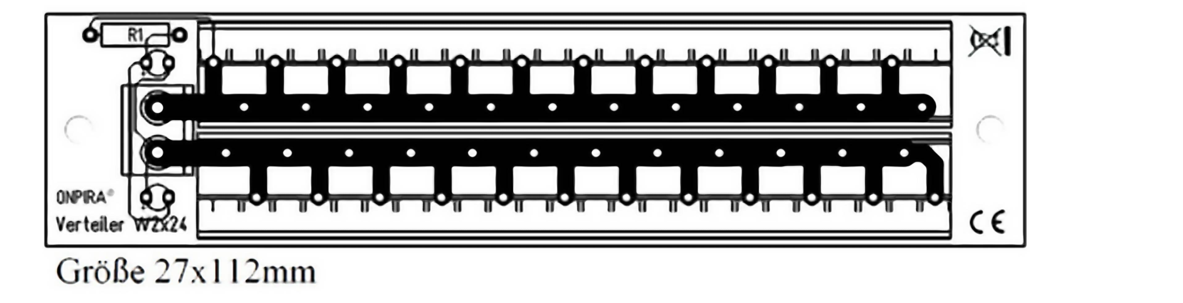 W2x18 Stromverteiler Verteiler Platine 8A belastbar Modellbau Gleich- und Wechselstrom