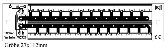 W2x24 Stromverteiler Verteiler Platine 8A belastbar Modellbau Gleich- und Wechselstrom