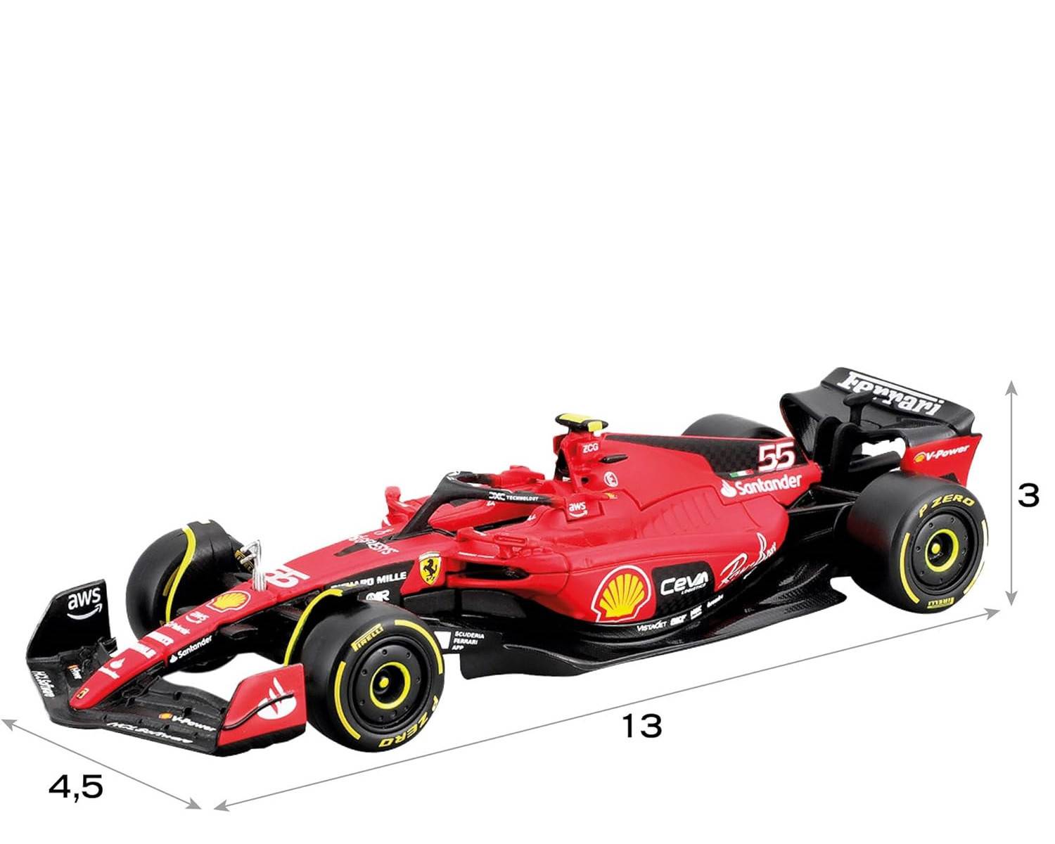 Bburago 18-36839-2 - Modellauto - Ferrari S-24 2er-Set (Maßstab 1:43)