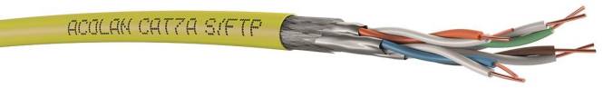 ACOME ACOLAN 1500 SF-S Cat7A LSOH gelb 4x2xAWG22/1 S/FTP 4P FRNC 500m Dca (Inhalt 500 Stück) und