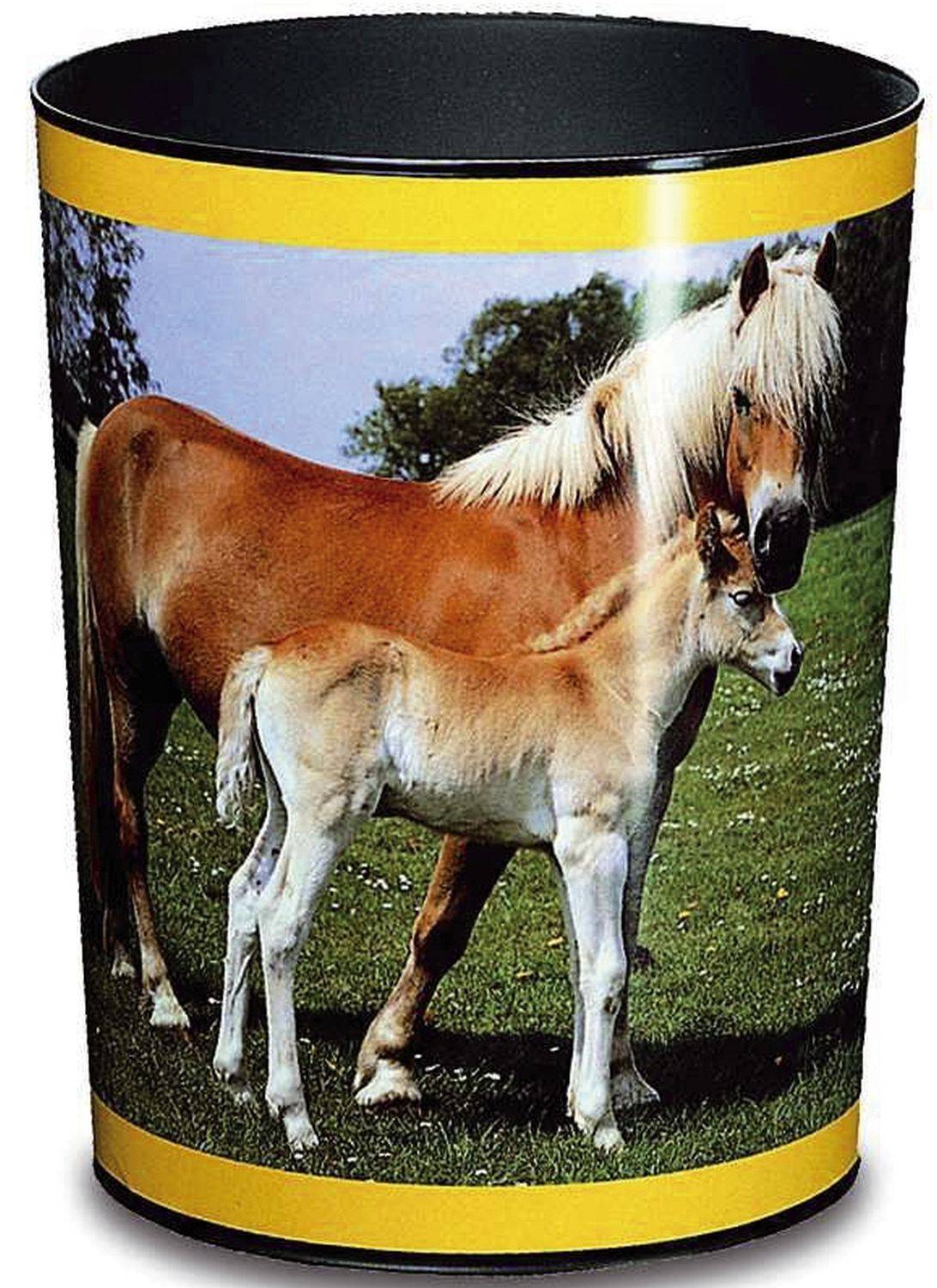 Läufer 26557 Papierkorb - 13 L, Pferd u. Fohlen