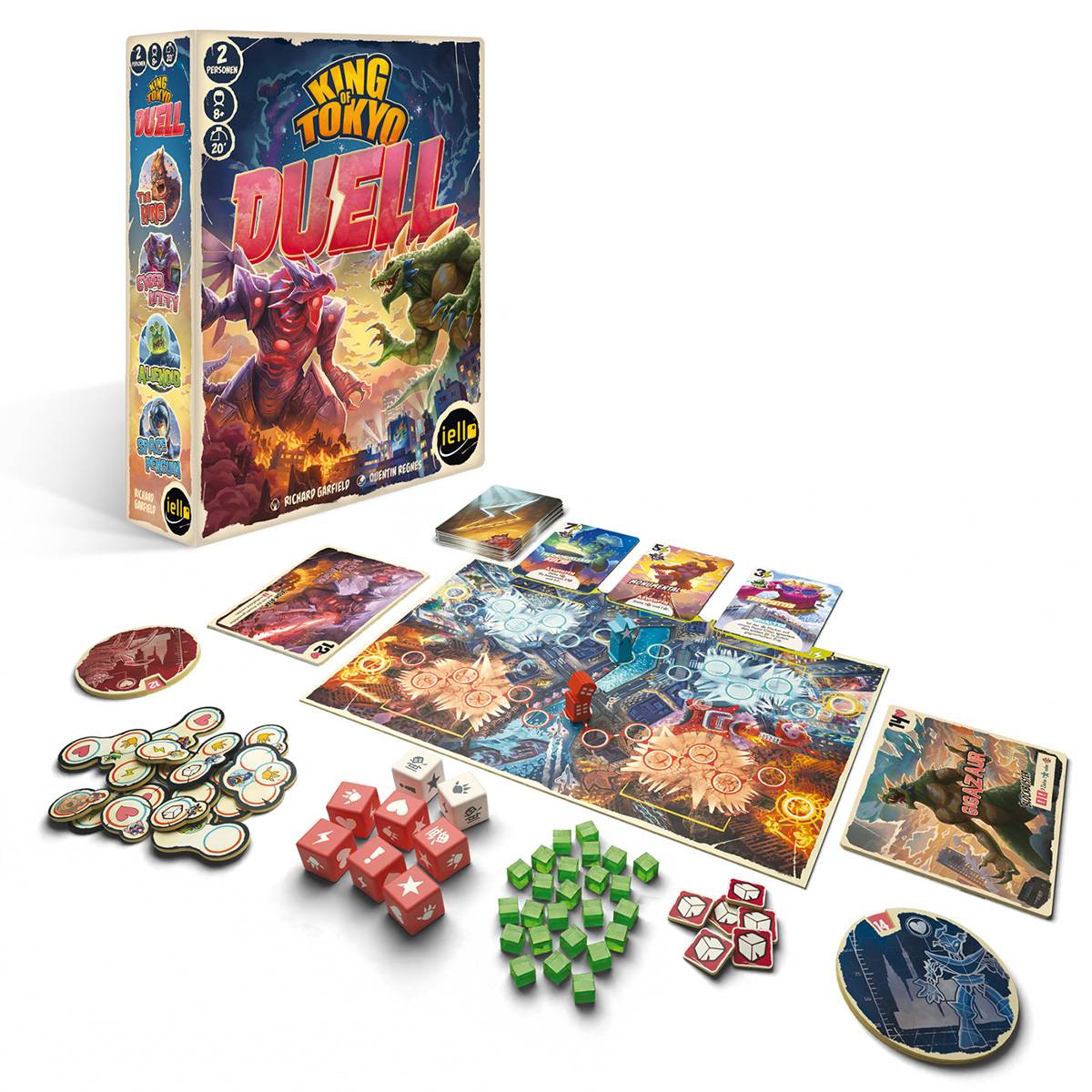 Iello King of Tokyo: Duell - Würfelspiel