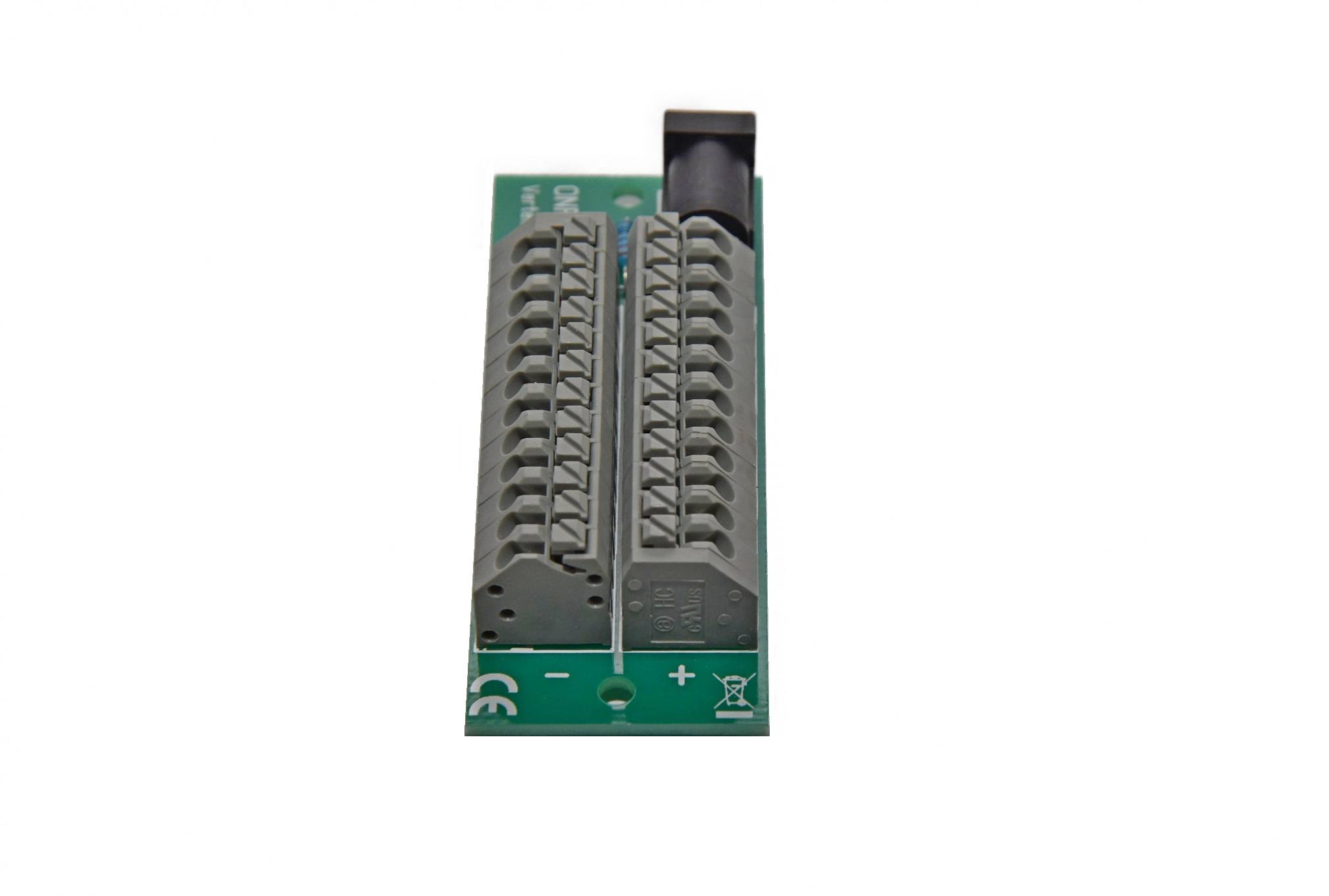 W2x12H Stromverteiler mit 5,5x2,1mm Hohlstecker Schraubklemme Modellbau 8A AC/DC