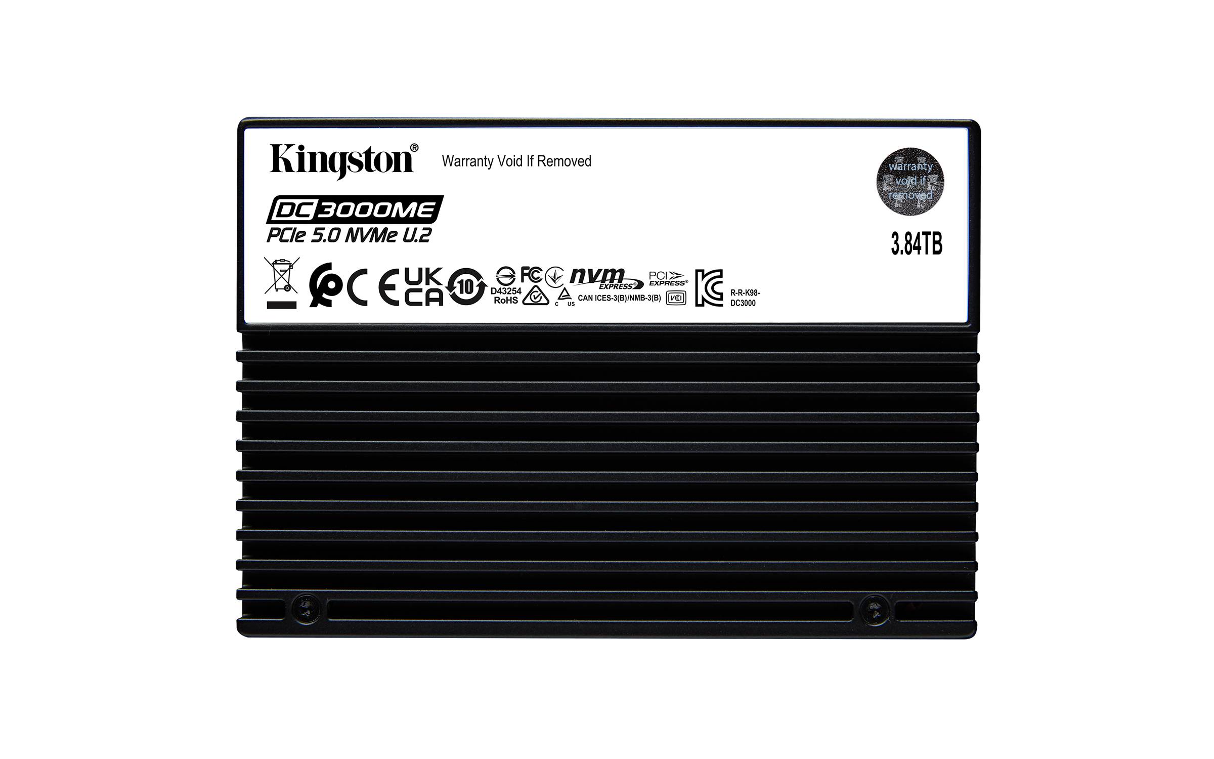 Kingston DC3000ME - SSD - Enterprise - verschlüsselt - 3.84 TB - intern - 2.5" (6.4 cm)