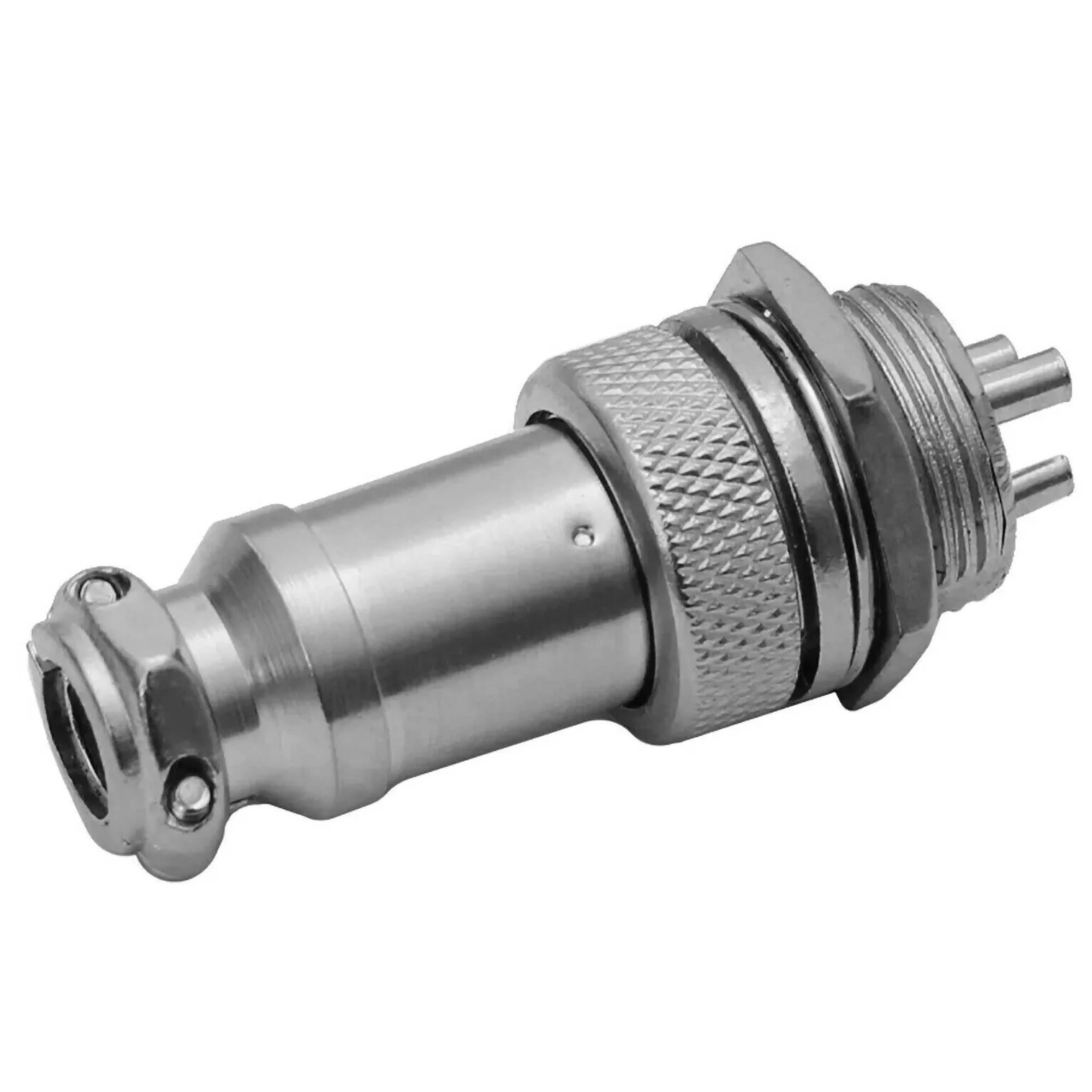 Steckverbindung Einbaustecker Borddurchführung Stecker Kupplung Mikrofon 16mm 6 Pin