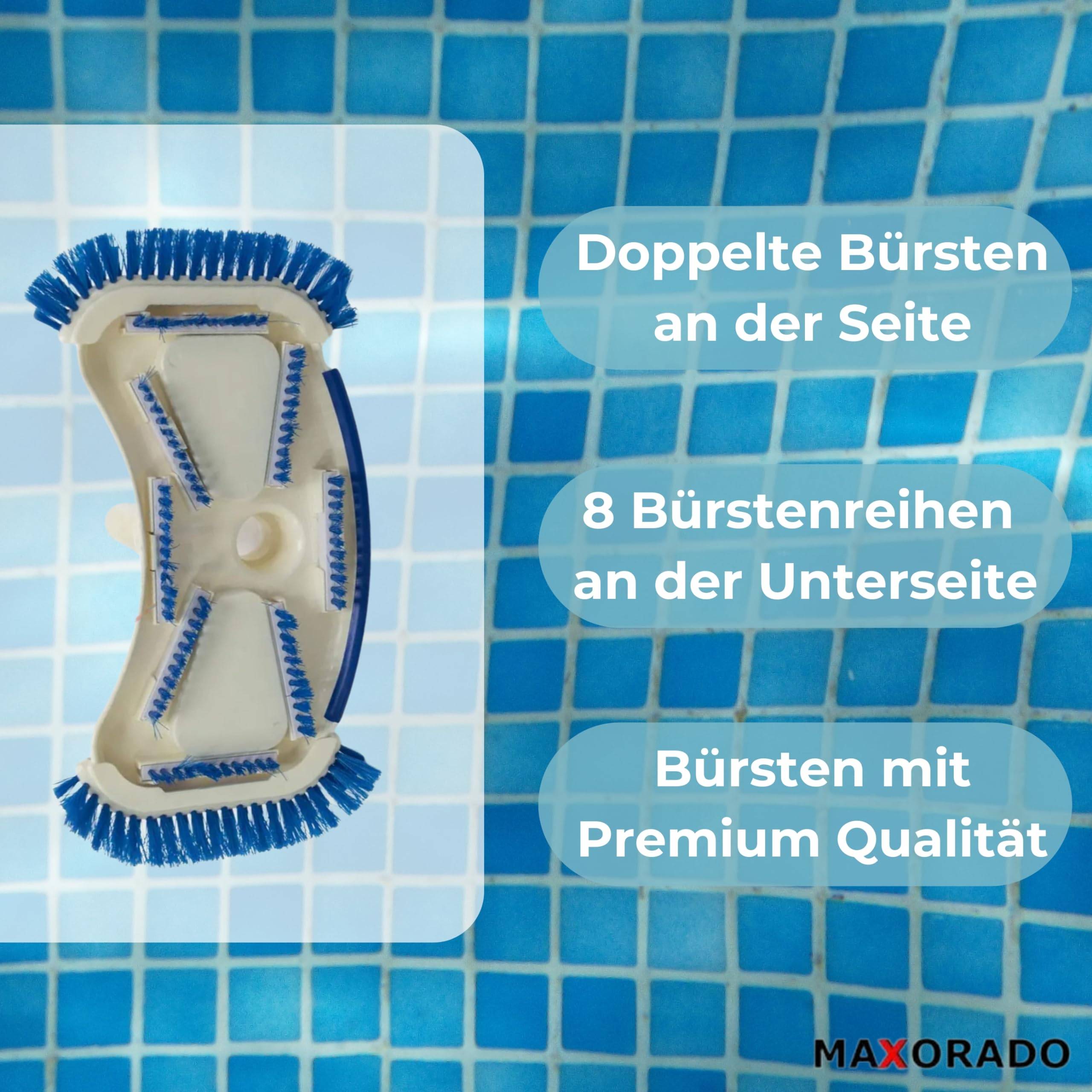 Premium Poolsauger Düse weiß Bodendüse Bodensauger Pooldüse Staubsaugerzubehör I Reinigung Zubehör Pools Schwimmbecken