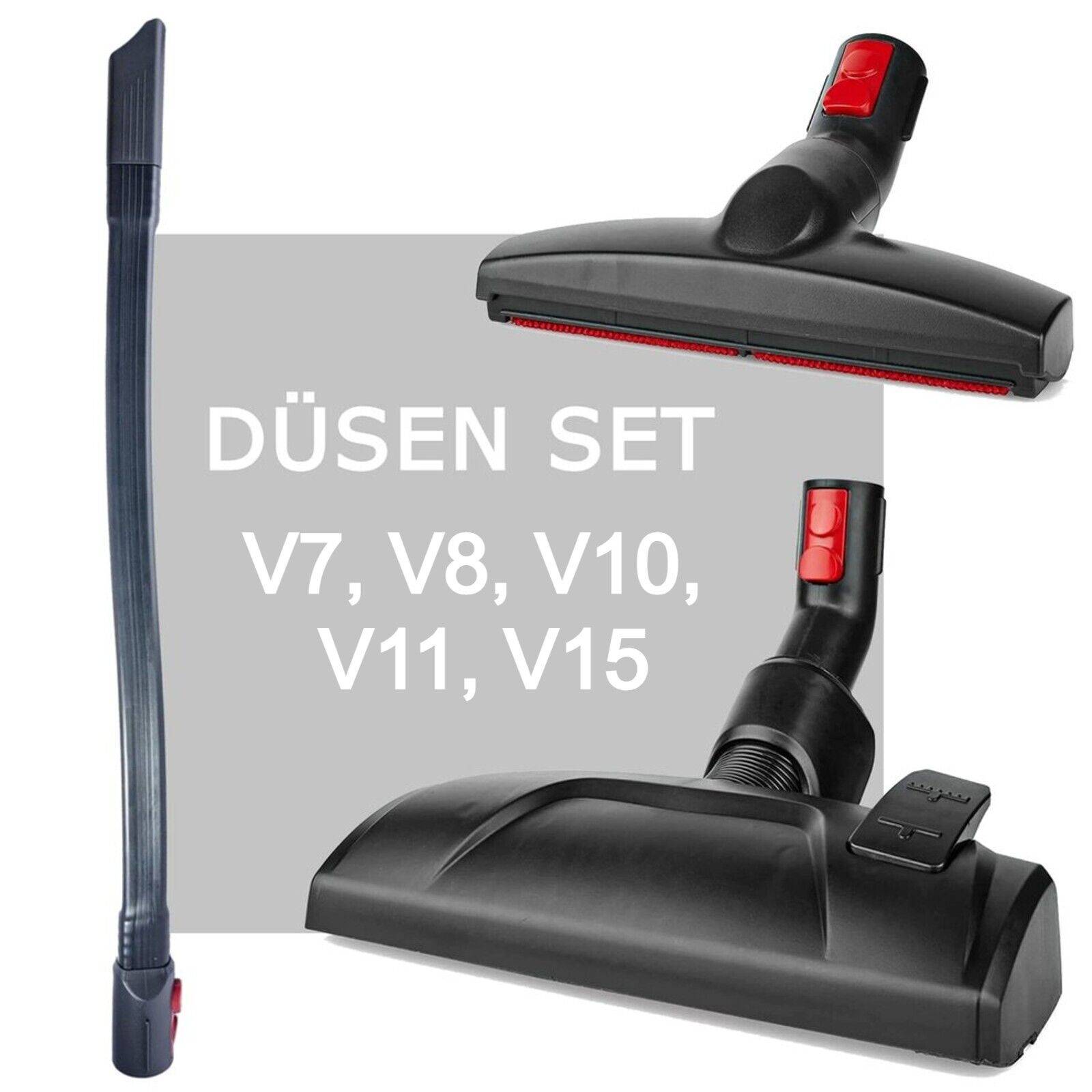 Ersatzteile Set Staubsaugerzubehör Staubsaugerersatzteile für Dyson V7 V8 V10 V11 V15 Bodendüse Polsterdüse Saugpinsel
