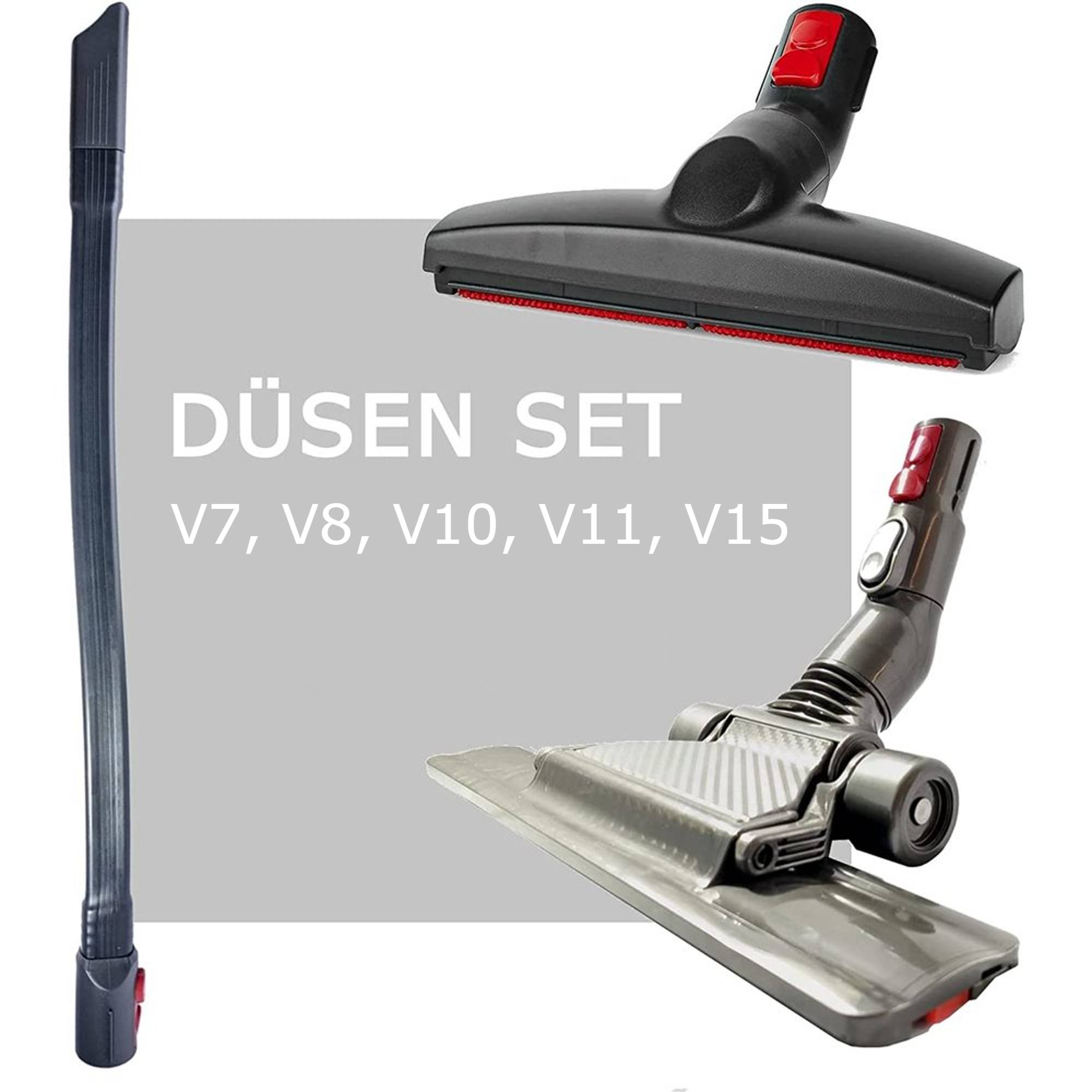 Maxorado Flache Düse Set Bodendüse Saugdüse Polsterdüse Staubsaugerzubehör Staubsaugerersatz für Dyson V7 V8 V10 V11 V15