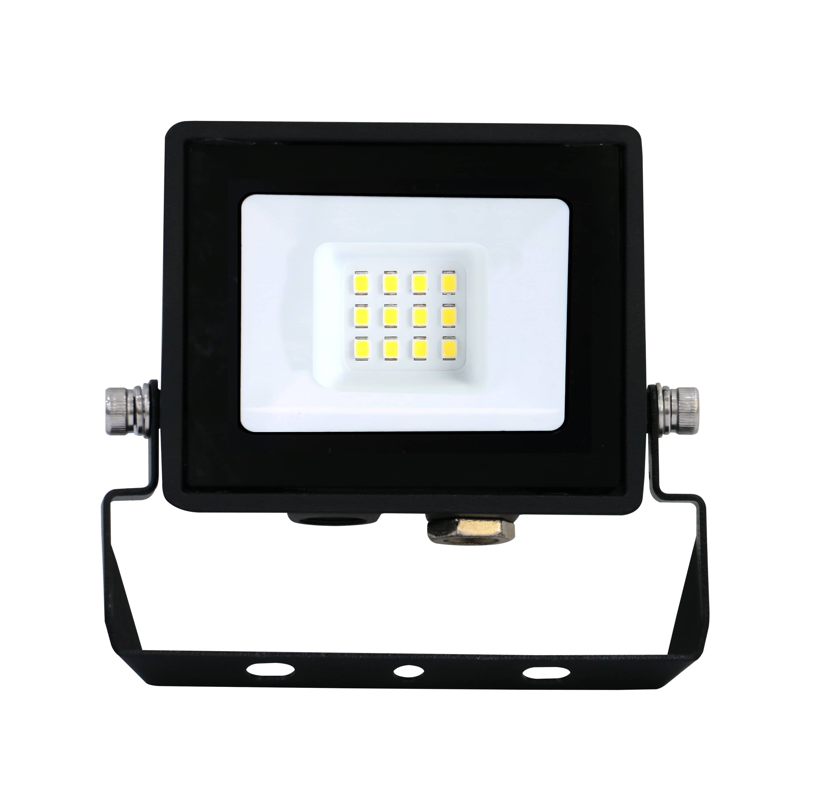 BLULAXA LED-Fluter, EEK: F, 10W, 800lm, 4000K, schwarz