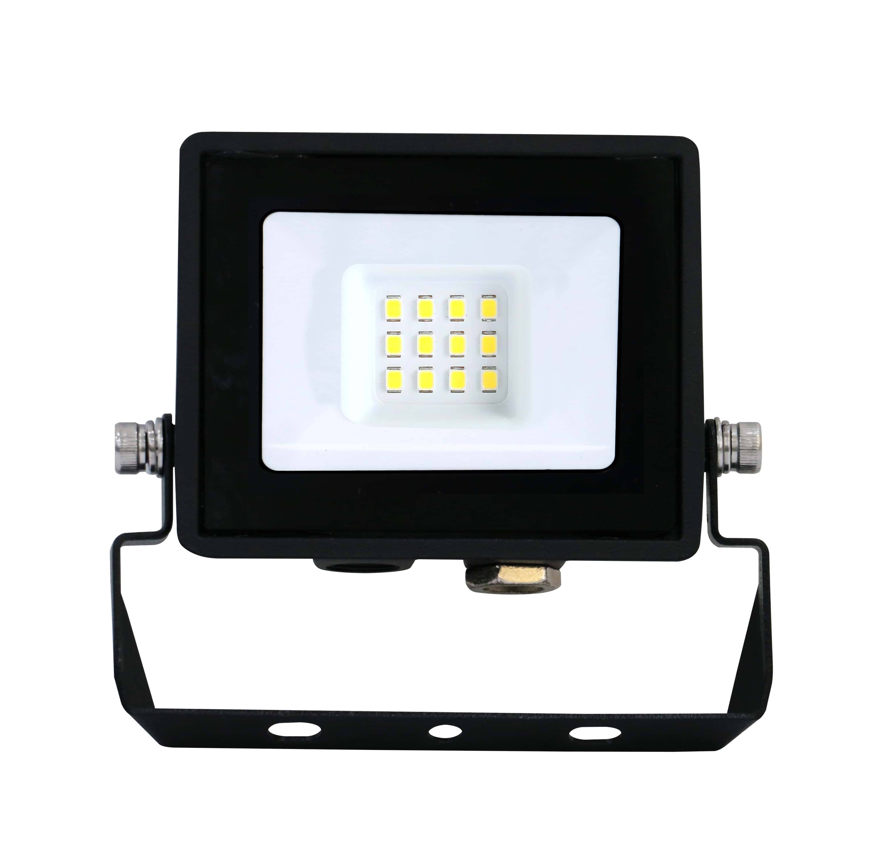 BLULAXA LED-Fluter, EEK: F, 10W, 800lm, 4000K, schwarz