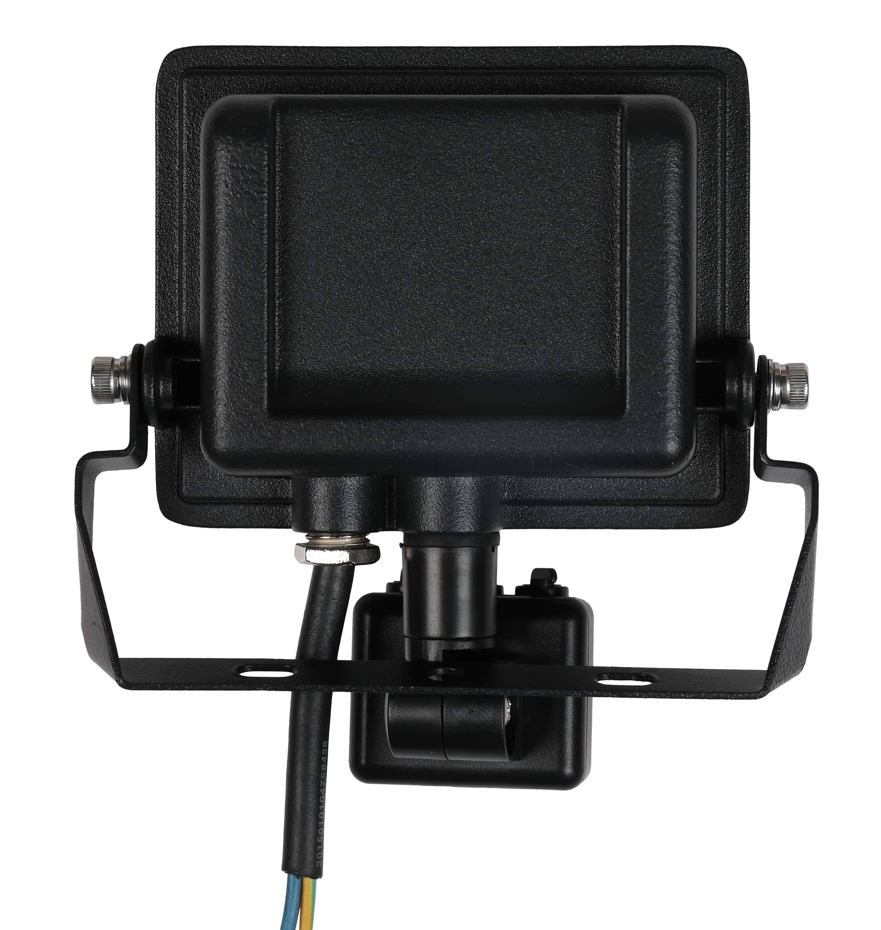 BLULAXA LED-Fluter mit Bewegungsmelder, EEK: F, 10W, 800lm, 4000K, schwarz