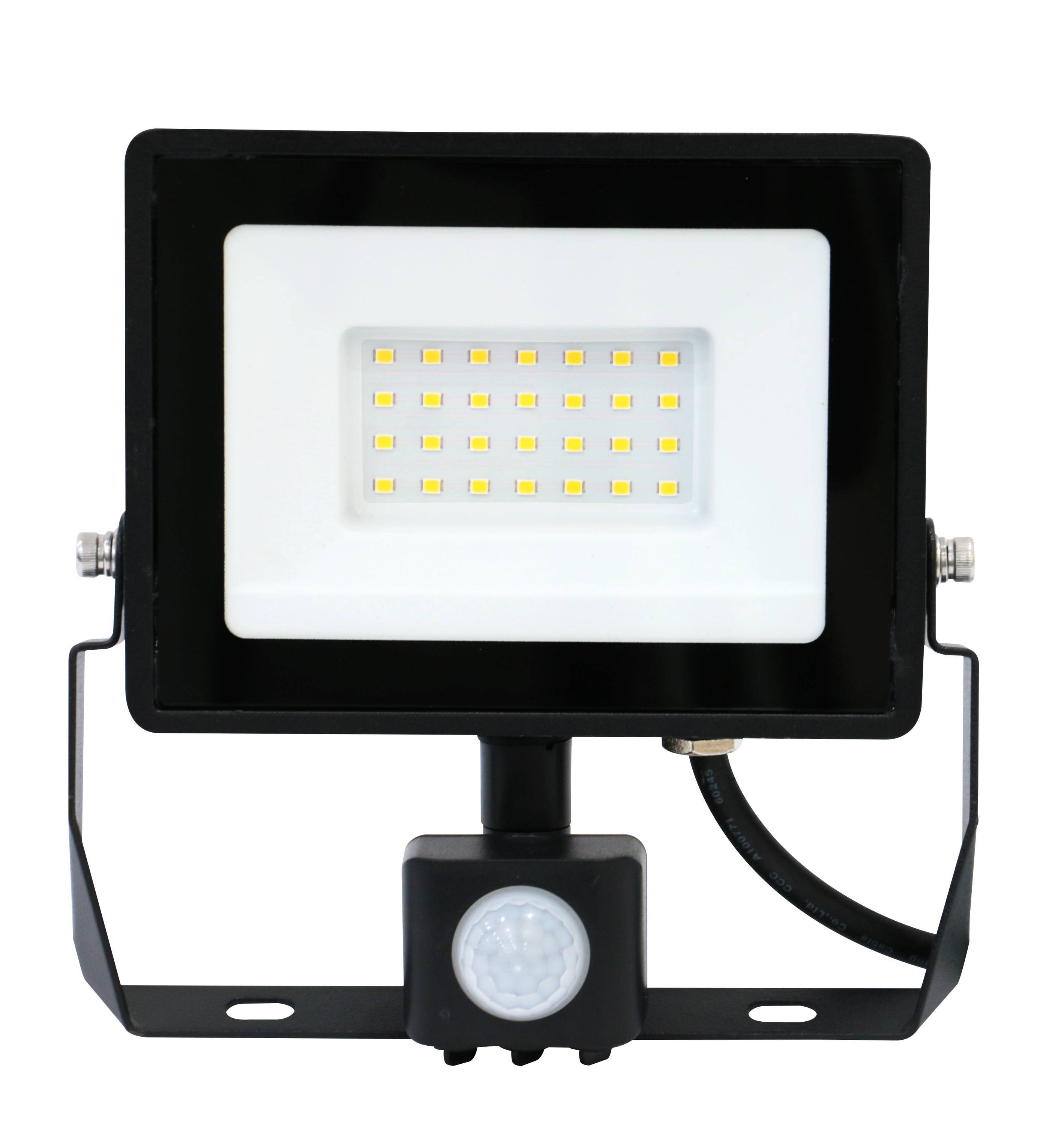 BLULAXA LED-Fluter mit Bewegungsmelder, EEK: F, 30W, 2500lm, 4000K, schwarz