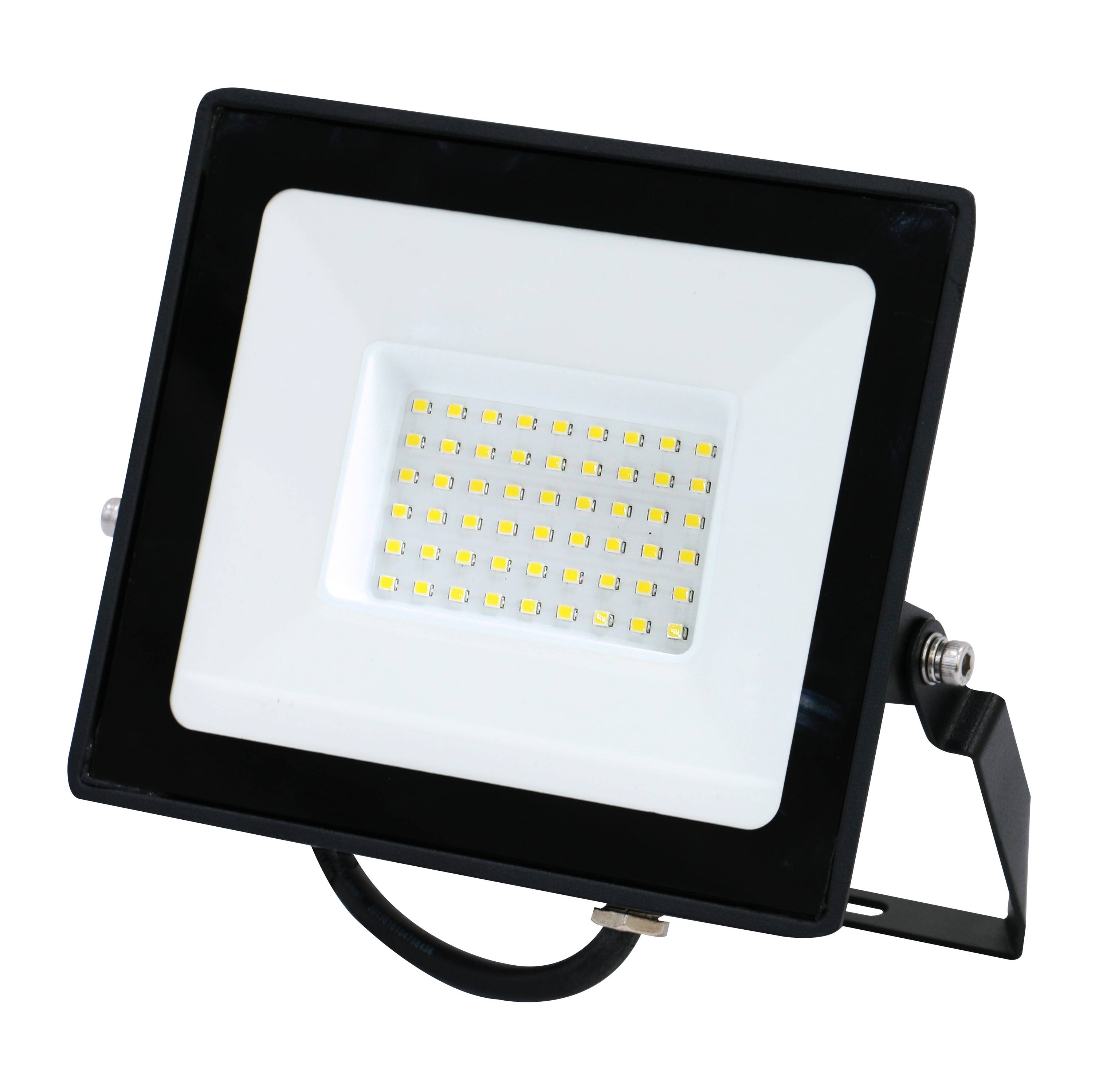 BLULAXA LED-Fluter, EEK: F, 50W, 4300lm, 4000K, schwarz