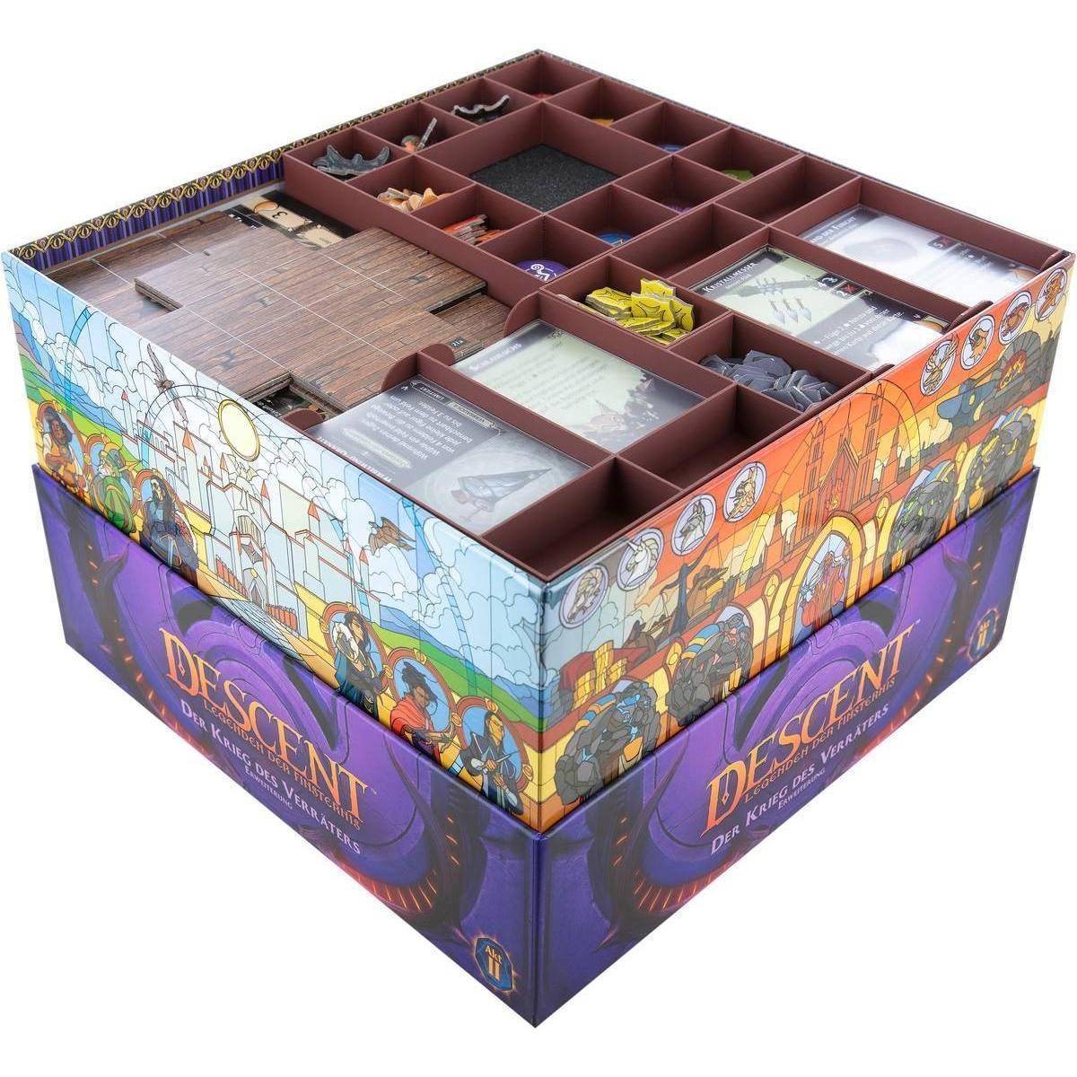 BE08SET - Feldherr Schaumstoff-Set Organizer Inserts für Descent: Legenden der Finsternis